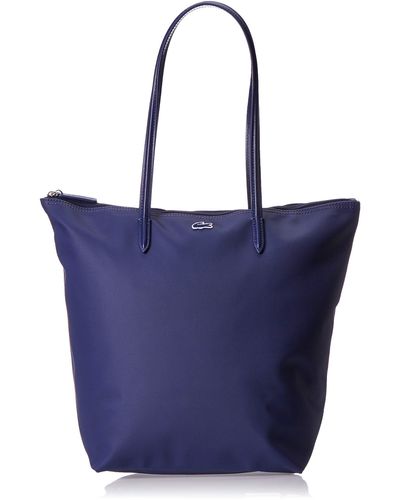 Lacoste L.12.12 Concept Vertical Shopping Bag Blue Depths - Bleu
