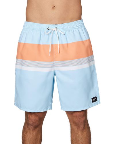 O'neill Sportswear Water Resistant Stretch Volley Swim Boardshorts - Blau