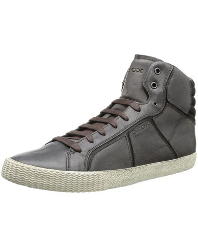 Geox Msmart11 Sneaker,dove Grey/black,47 Eu/13 M Us