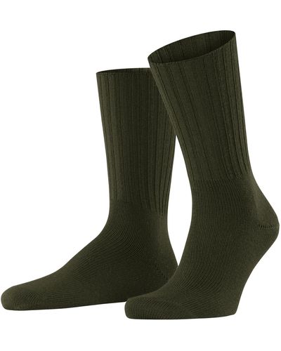 FALKE Nelson M So Wool Plain 1 Pair Socks - Green