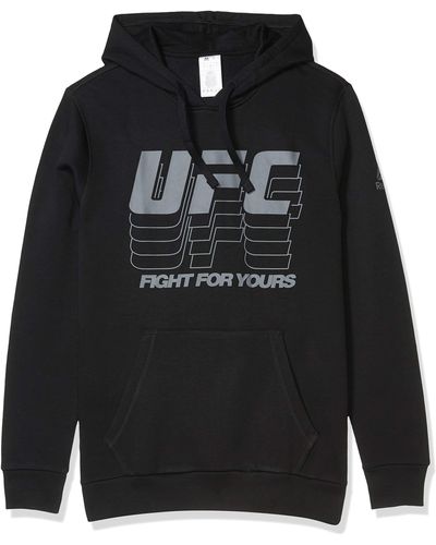 Reebok UFC Fan Gear Pullover Hoodie - Schwarz