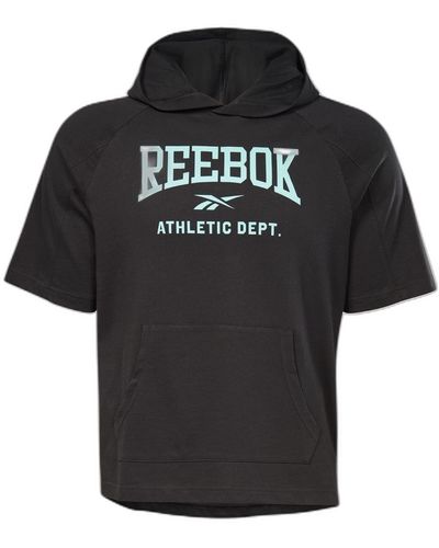 Reebok Workout Ready Graphic Short Sleeve Sweatshirt - Schwarz