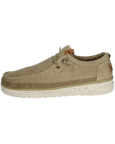 Wrangler Sneakers Uomo Makena Stone in Tessuto Sabbia con Suola in Gomma Ultra Leggera 42 - Neutro