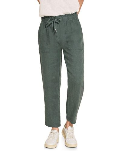 Street One Papertouch Leinenhose deep leafy green,38W/28L - Grün