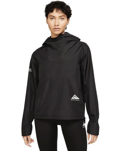 Nike W Nk Trail Jacket Gore-tex Black/dark Smoke Grey/black/whit S - Zwart