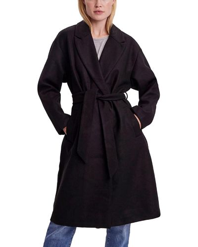 Vero Moda Vmfortune Long Jacket Ga Noos Coat - Black