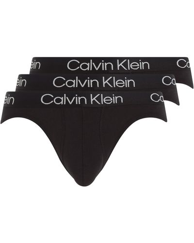 Calvin Klein Pack de 3 Slip s tripack CK Article U2661G 3P Hip Brief - Noir