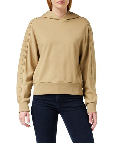 Scotch & Soda Maison s Oversize Hoodie mit Nieten Sweatshirt - Blau