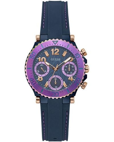Guess Gw0466l2 Ladies Cosmic Watch - Purple