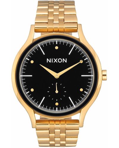 Nixon Armbanduhr A994-2226-00 Sala Gold / Black / White - Mettallic