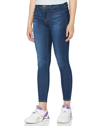 Levi's 310 Shaping Super Skinny Jeans - Blauw