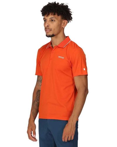 Regatta Maverick V Short Sleeve Polo Shirt 2XL - Orange