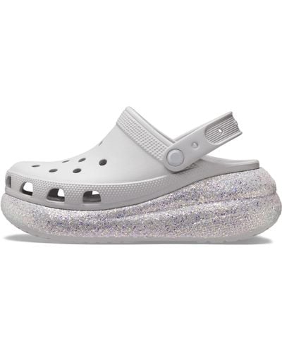 Crocs™ Adult Classic Crush Clogs | Platform Shoes - Grey