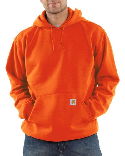 Carhartt Midweight Hooded Sweatshirt - Orange