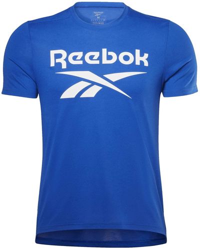 Reebok Wrokout Ready Graphic T-Shirt - Blau