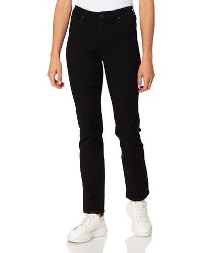 Lee Jeans Marion Straight Jeans Donna - Nero
