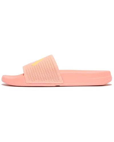 Fitflop Iqushion Arrow Knit Slides Sandal - Pink