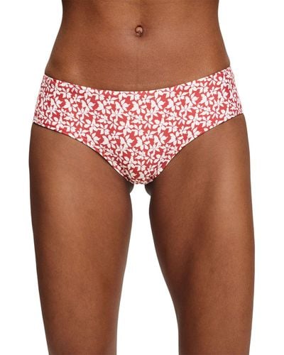 Esprit Calusa Beach SSN N Rcss.Hip.Shorts Bragas de Bikini - Rojo
