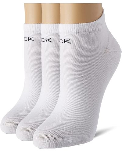Calvin Klein Logo Liner Socks 3 Pack Zapatillas Deportivas - Gris