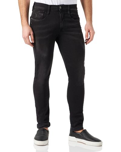Replay Bronny White Shades Jeans - Black