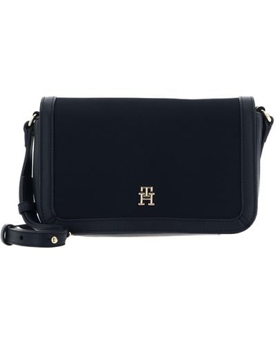 Tommy Hilfiger TH Essential S Flap Crossover AW0AW15700 - Negro