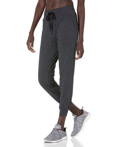 Amazon Essentials Brushed Tech Stretch Jogger Pant - Black