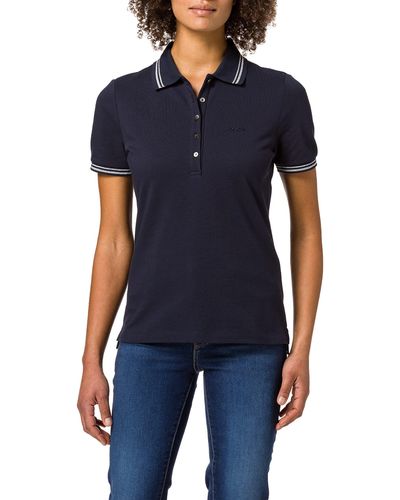 Geox W SUSTAINABLE POLO L Donna Polo Blu