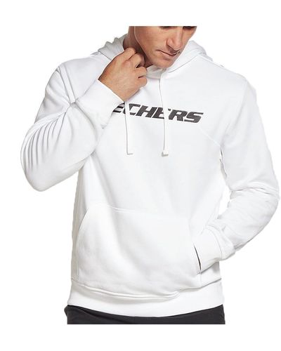 Skechers Skech-Sweats Motion Hooded Sweatshirt - Weiß