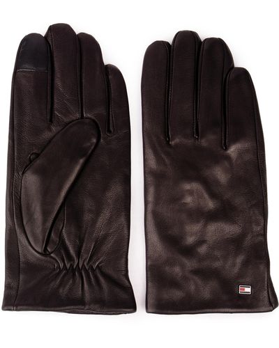 Tommy Hilfiger Essential Flag Handschuhe Accessoires Schwarz Lrg
