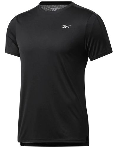 Reebok Men's Short Sleeve T-shirt Workout Ready Tech Black