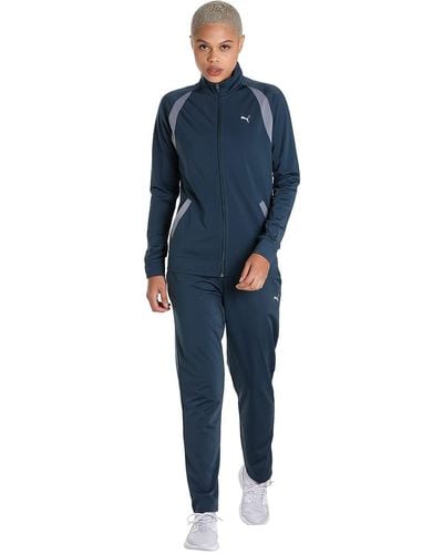 PUMA Classic Tricot Survêtement pour femme - Bleu