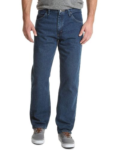 Wrangler Klasik 5 cepli rahat kesim pamuk KOT pantolon / 100 Jeans - Blau