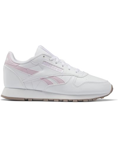 Roze reebok hot sale sneakers cl leather