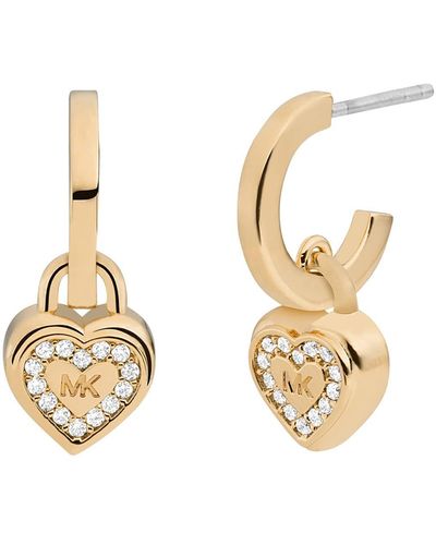 Michael Kors S Heritage Heart Adjustable Bracelet in Metallic