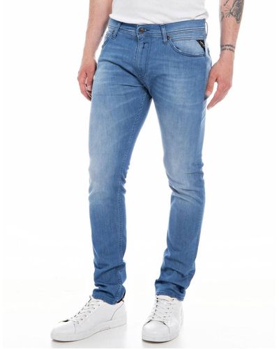 Replay Jeans Jondrill Skinny-Fit X-Lite - Blau