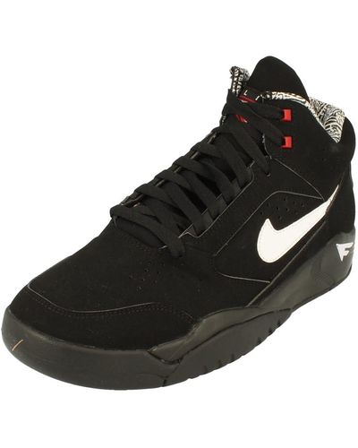Nike Air Flight Lite Mid S Trainers Dq7687 Trainers Shoes - Black
