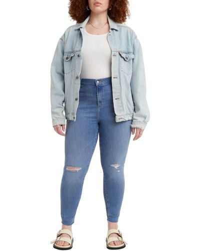 Levi's Plus Size 721tm High Rise Skinny Jeans - Blue