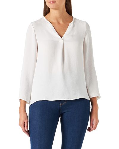 Vero Moda Foldup bluse - Weiß