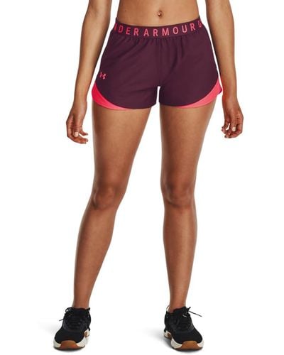 Under Armour S Play Up 2 Shorts Dark Maroon M - Red