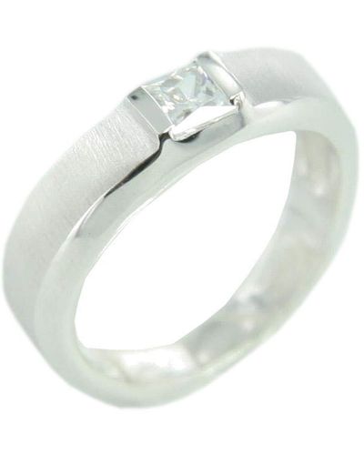 Fossil Damen Ring Silber JF14631040 - Weiß