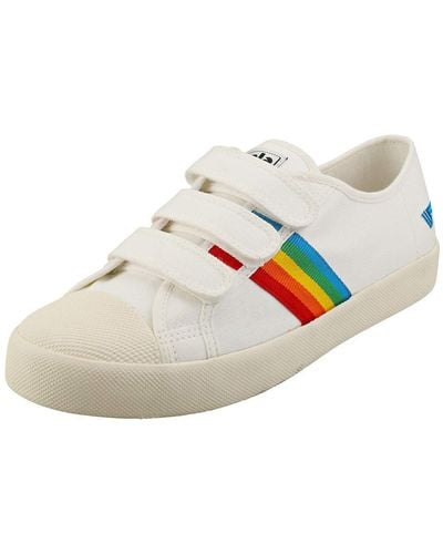 Gola Coaster Rainbow Velcro Sneaker - Weiß