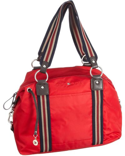 Tommy Hilfiger LINDSEY DUFFLE - Rouge