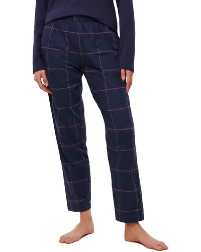 Triumph Mix & Match Tapered Trouser Flannel 01 X Pajama Bottom - Blau