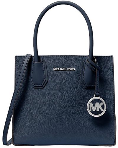 Michael Kors Mercer Medium Pebbled Leather Crossbody Bag in Pink