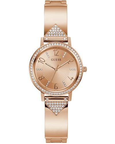 Guess GW0474L3 Ladies Tri Luxe Rose Gold Watch - Métallisé
