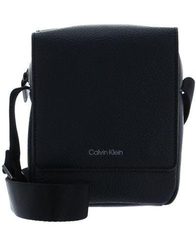 Calvin Klein Calore Flap Reporter S Buf - Nero