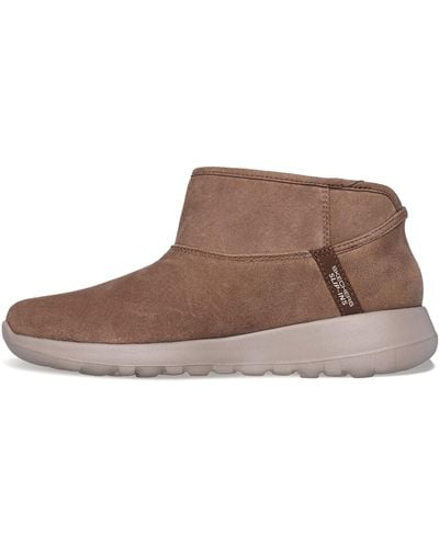 Skechers On-the-go Joy-always Cosy Ankle Boot - Brown