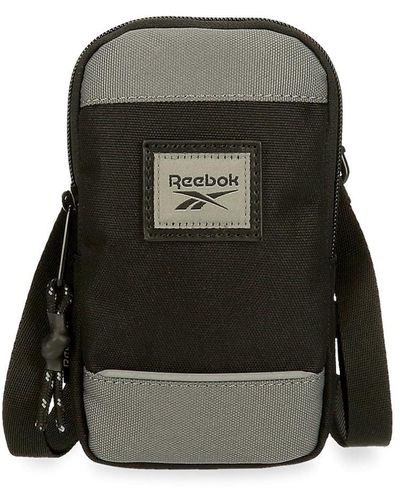 Reebok Dexter Small Crossbody Bag Black 10,5x18x2 Cms Polyester