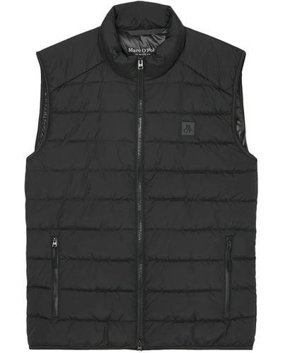 Marc O' Polo 226096072022 Woven Outdoor Vests - Black