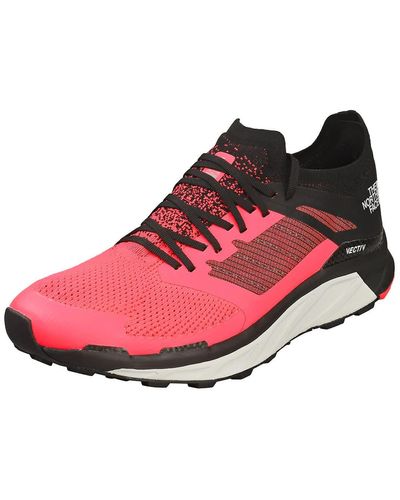 The North Face Flight Vectiv Mens Fashion Trainers In Coral Black - 10 Uk - Red